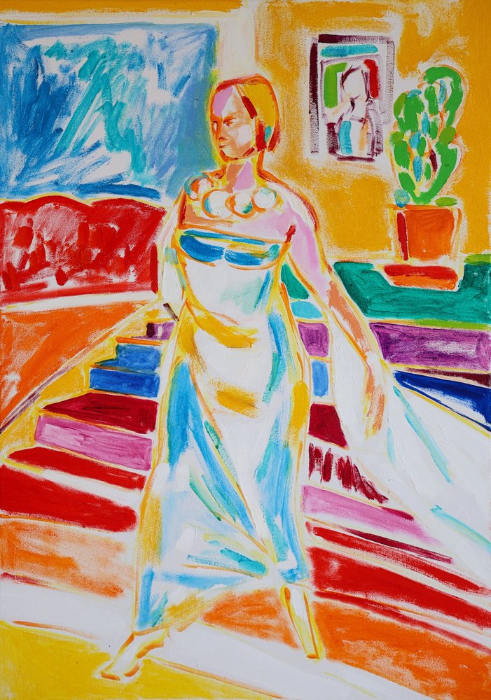 Selbstporträt nach Gerhard Richter, Tamara Jare von Tamara Jare