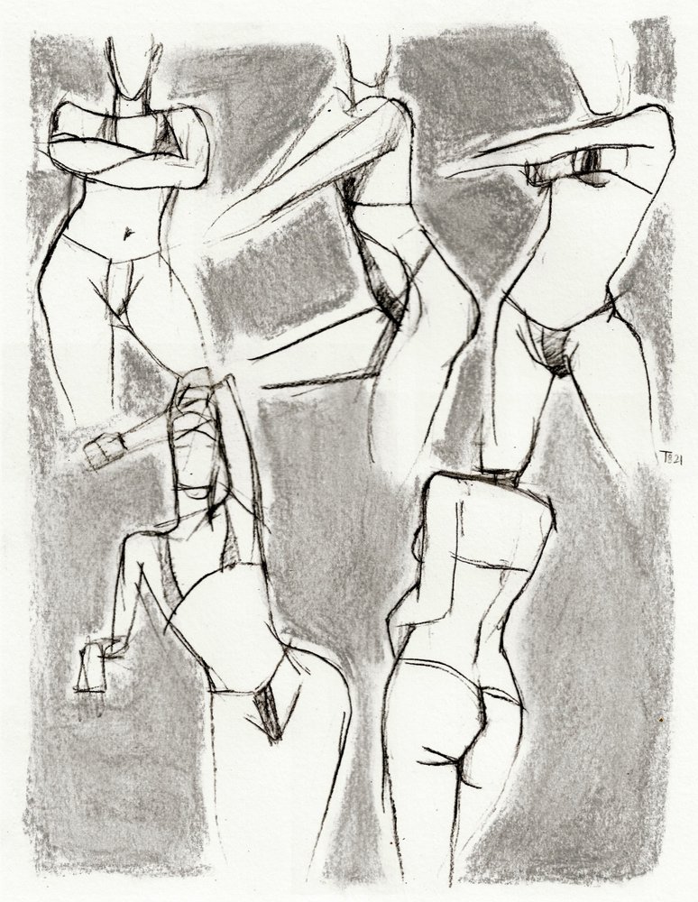 Dynamische Figurenstudien von Tore Bahnson