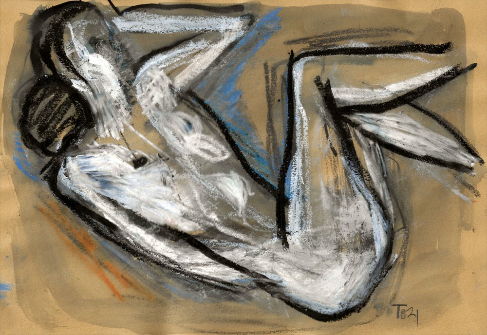 Expressive Figurenstudie von Tore Bahnson