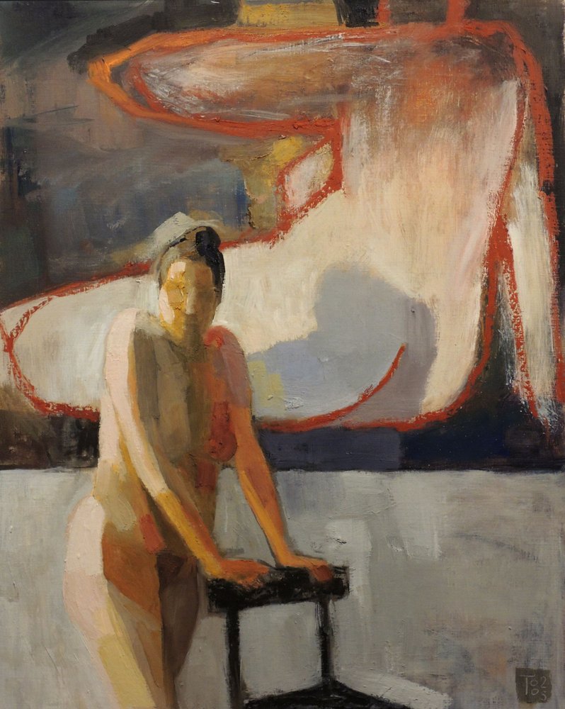 Studie der nackten Figur von Tore Bahnson