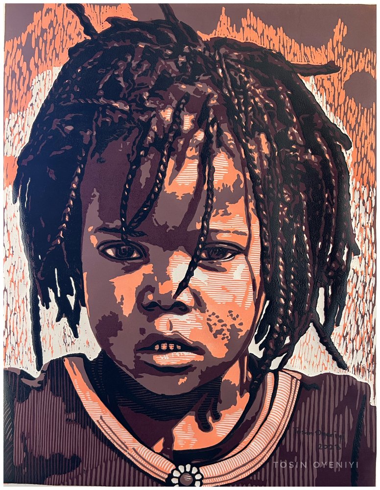 Afrikanisches Kinderporträt von Tosin Oyeniyi