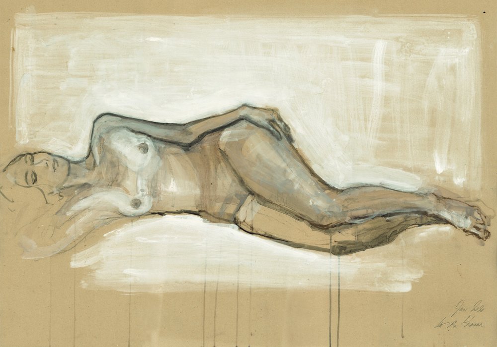 Friedliches Aktstudium von Ute Rathmann