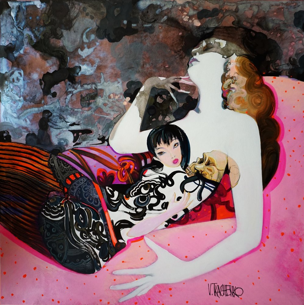 Träumen in Rosa von Victor Tkachenko