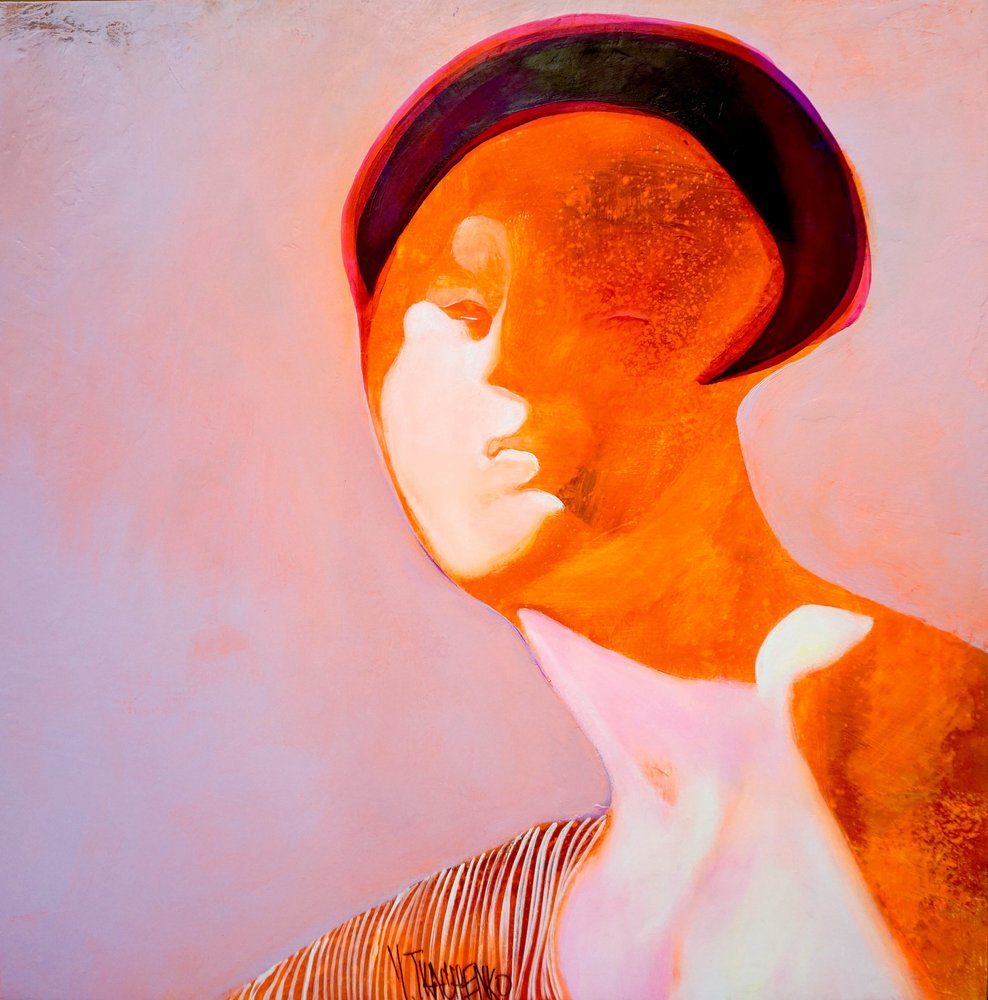 Ruhiges oranges Profil von Victor Tkachenko