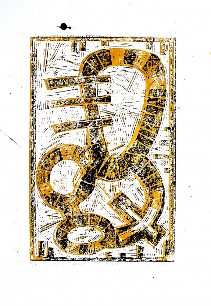 Goldenes grafisches Et-Zeichen von andrea de ranieri