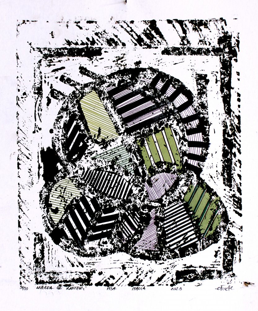Gestreiftes abstraktes Muster von andrea de ranieri