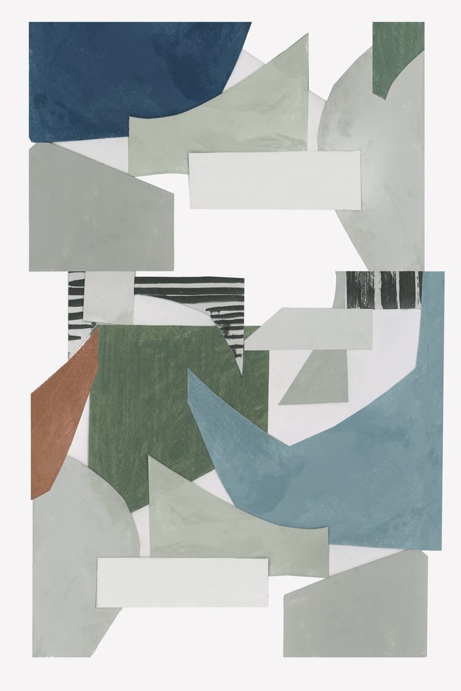 Abstrakte geometrische Collage von cartissi