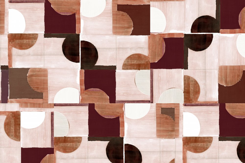 Abstraktes Geometrisches Muster von cartissi