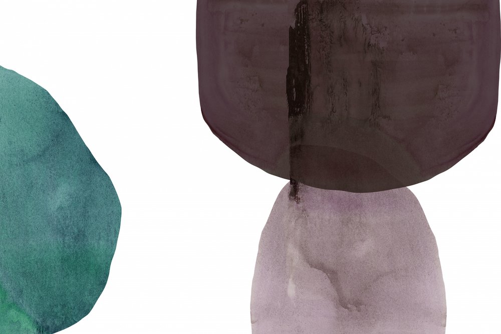 Abstrakte Aquarellformen von cartissi