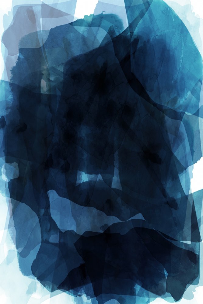 Tiefblaue Schichten von cartissi
