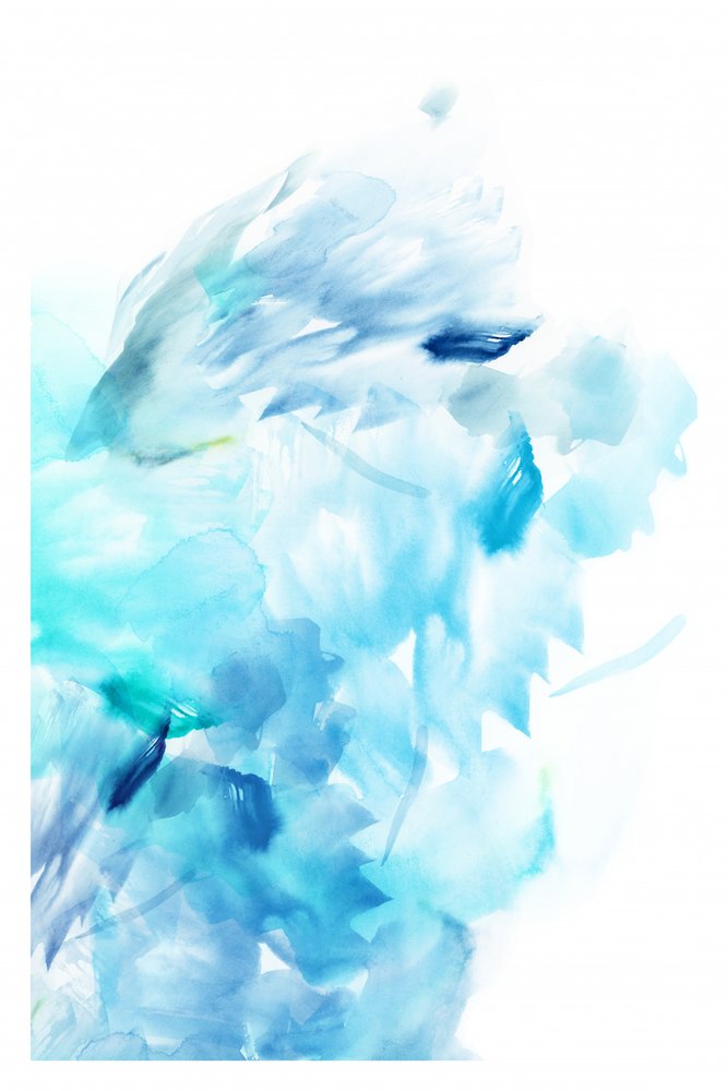 Flüssige blaue Abstraktion von cartissi
