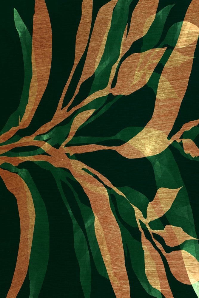 Gold-grünes Laub von cartissi