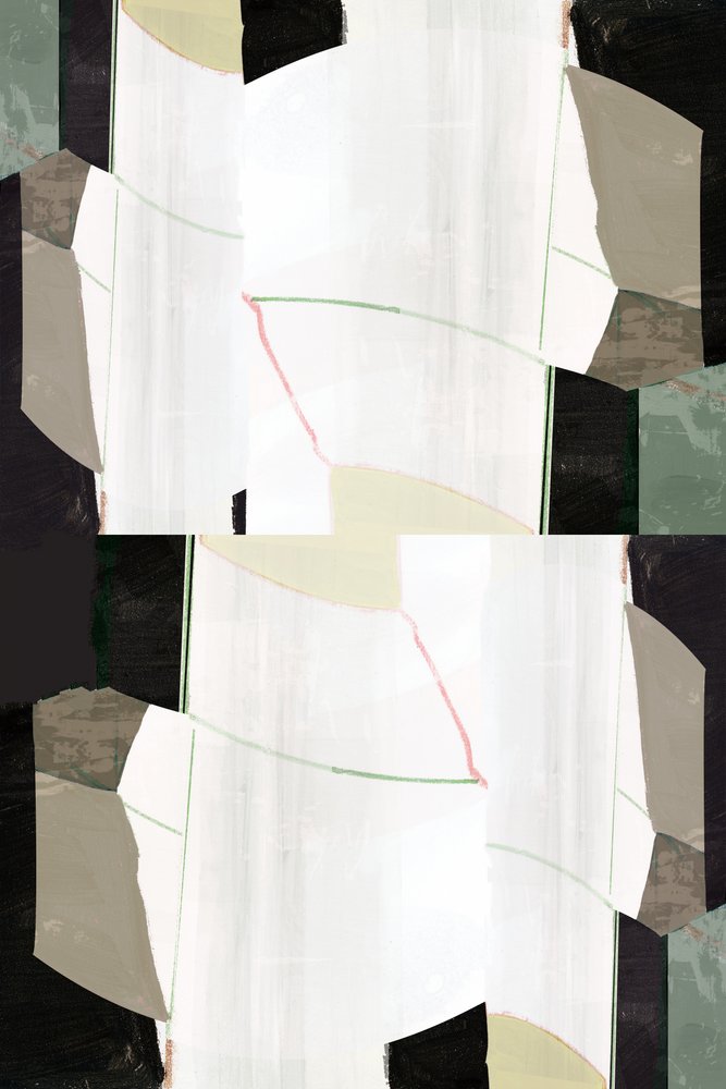 Geschichtete geometrische Abstraktion von cartissi