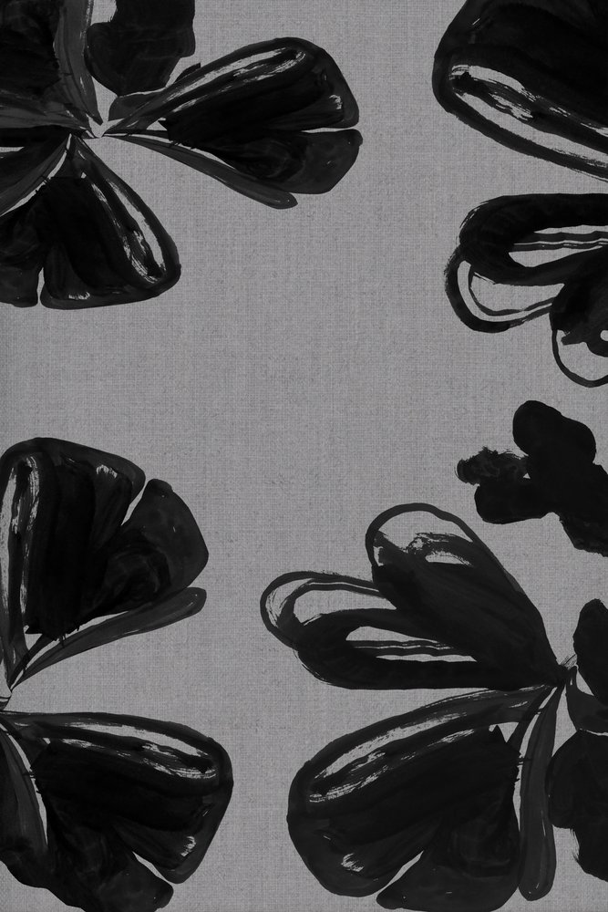 Moderne Schwarze Blüten von cartissi