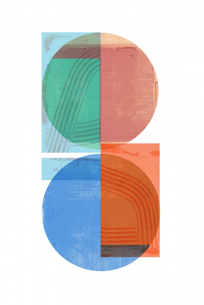 Moderne geometrische Balance von cartissi