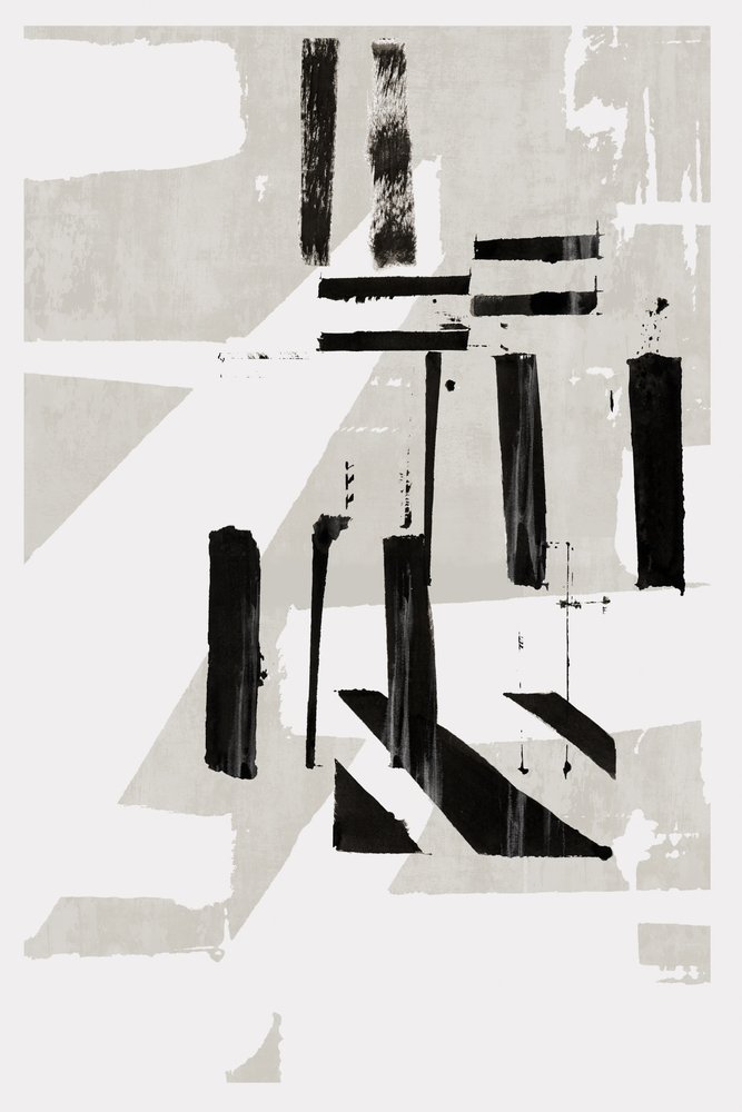 Monochrome abstrakte Linien von cartissi