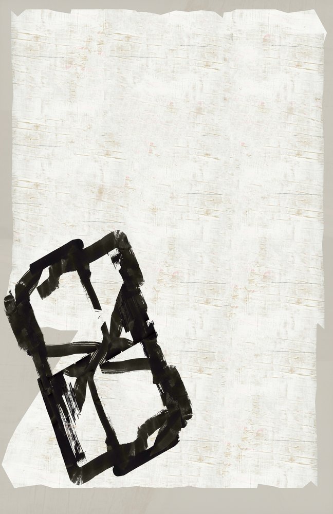 Monochrome Geometrische Form von cartissi