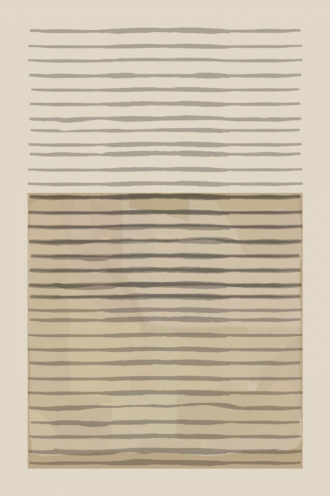 Neutrale Horizontale Linien von cartissi