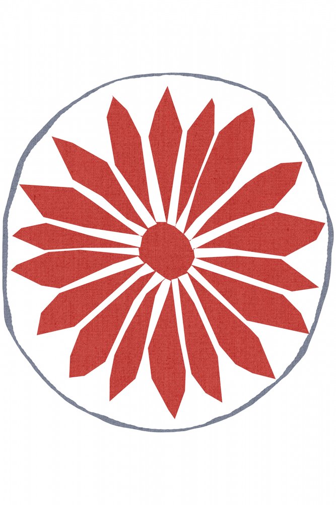 Rote Volksblume von cartissi