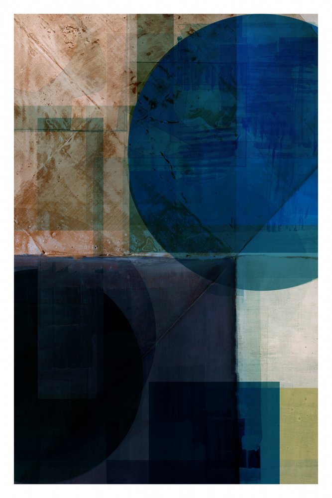 Strukturierte Blaue Geometrie von cartissi