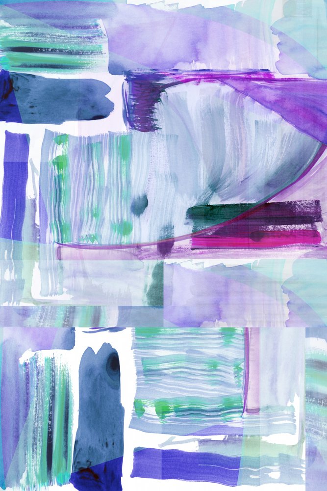 Lebendige Aquarellschichten von cartissi
