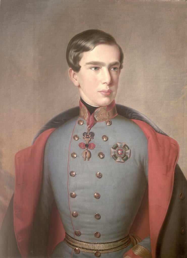 Porträt von Kaiser Franz Joseph von Österreich (18301916) im Alter von