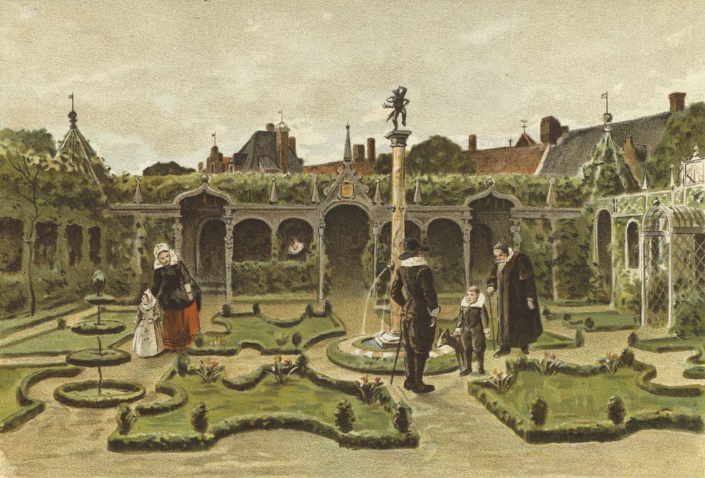 Gartengestaltung, Niederlande, 17. Jahrhundert