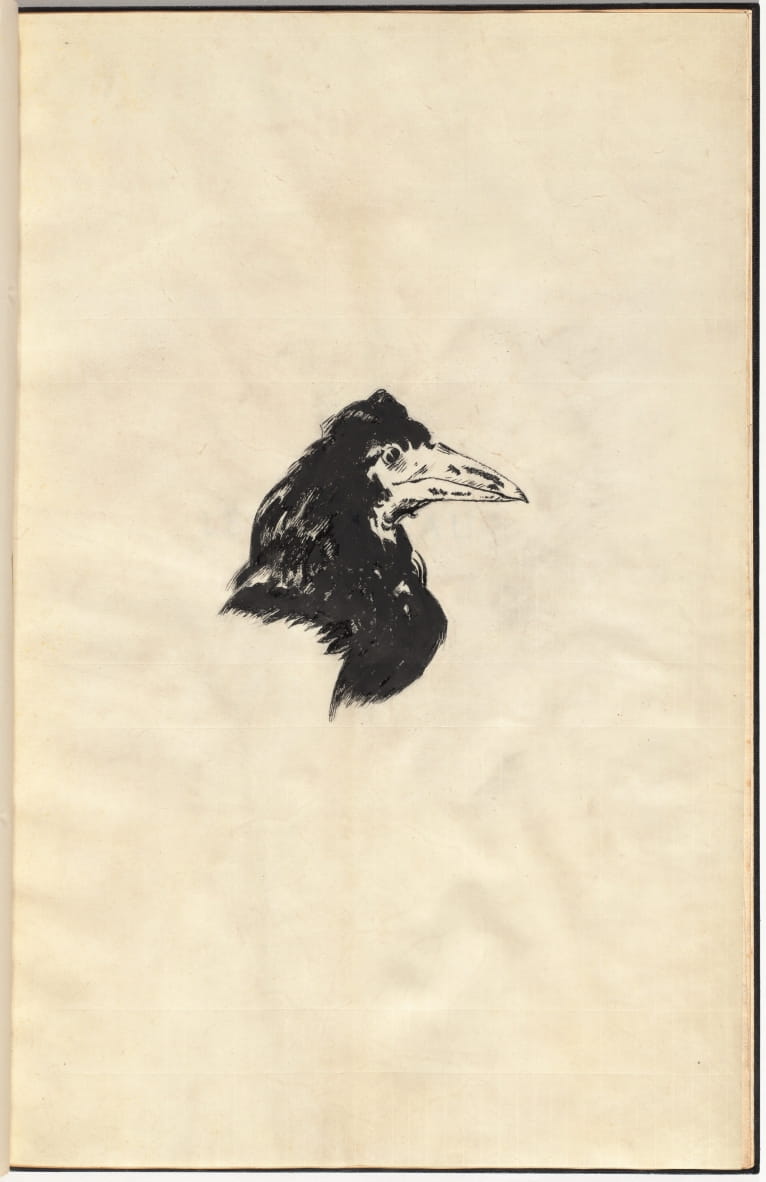 Le Corbeau Der Rabe von Edouard Edgar Allan Poe