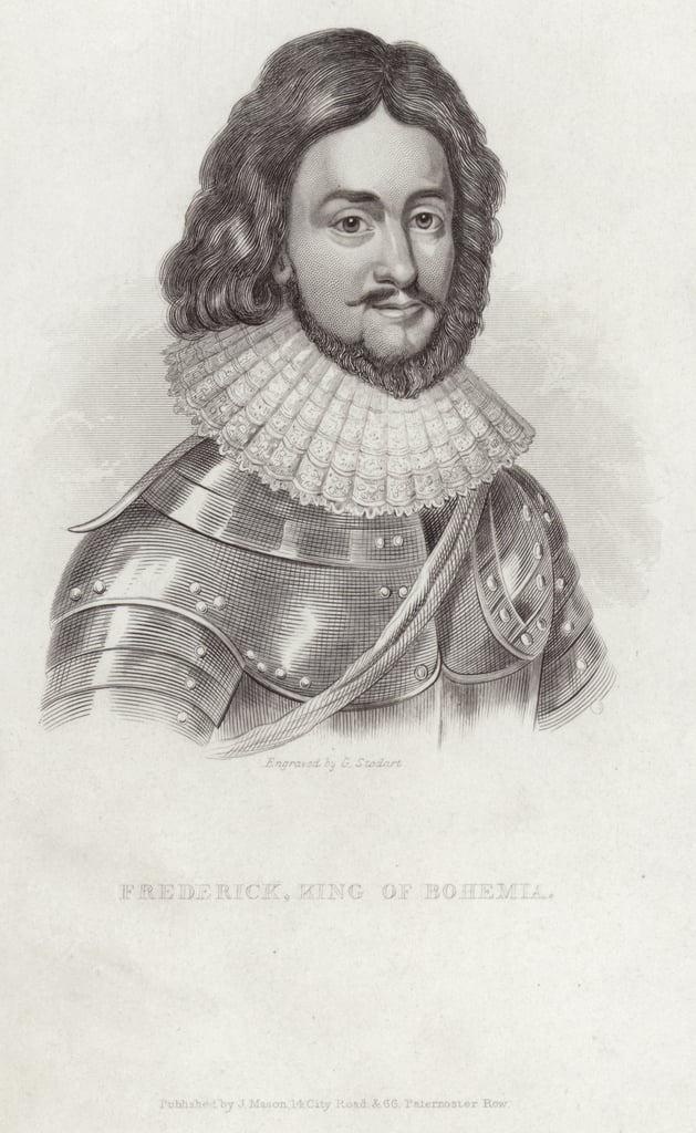 Friedrich I. von Böhmen von English School Kunstdruck