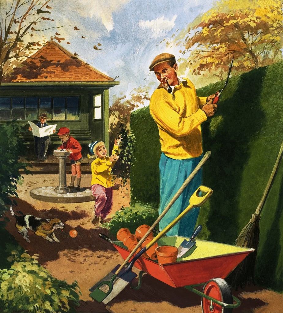 Der Gärtner von English School als Kunstdruck (434152)