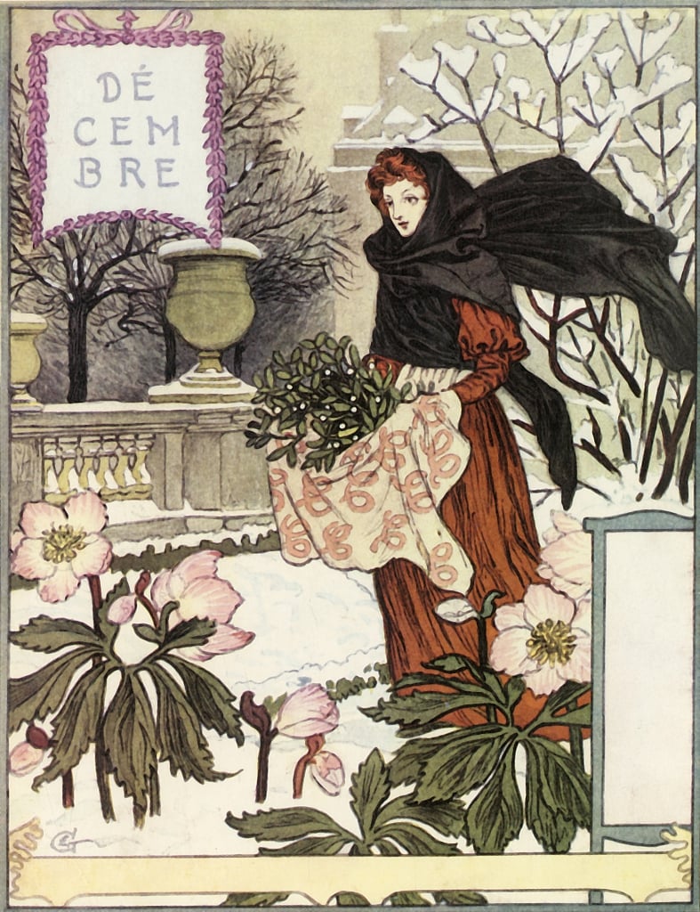 Dezember 1896. von Eugène Samuel Grasset Kunstdruck