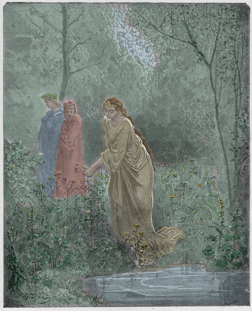 Purgatorio, Canto 27 Dantes Traum von Leah auf der Wie... (630250)