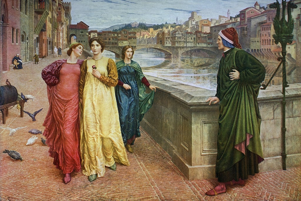 Dante und Beatrice, 1883, 1912. von Henry Holiday (700616)