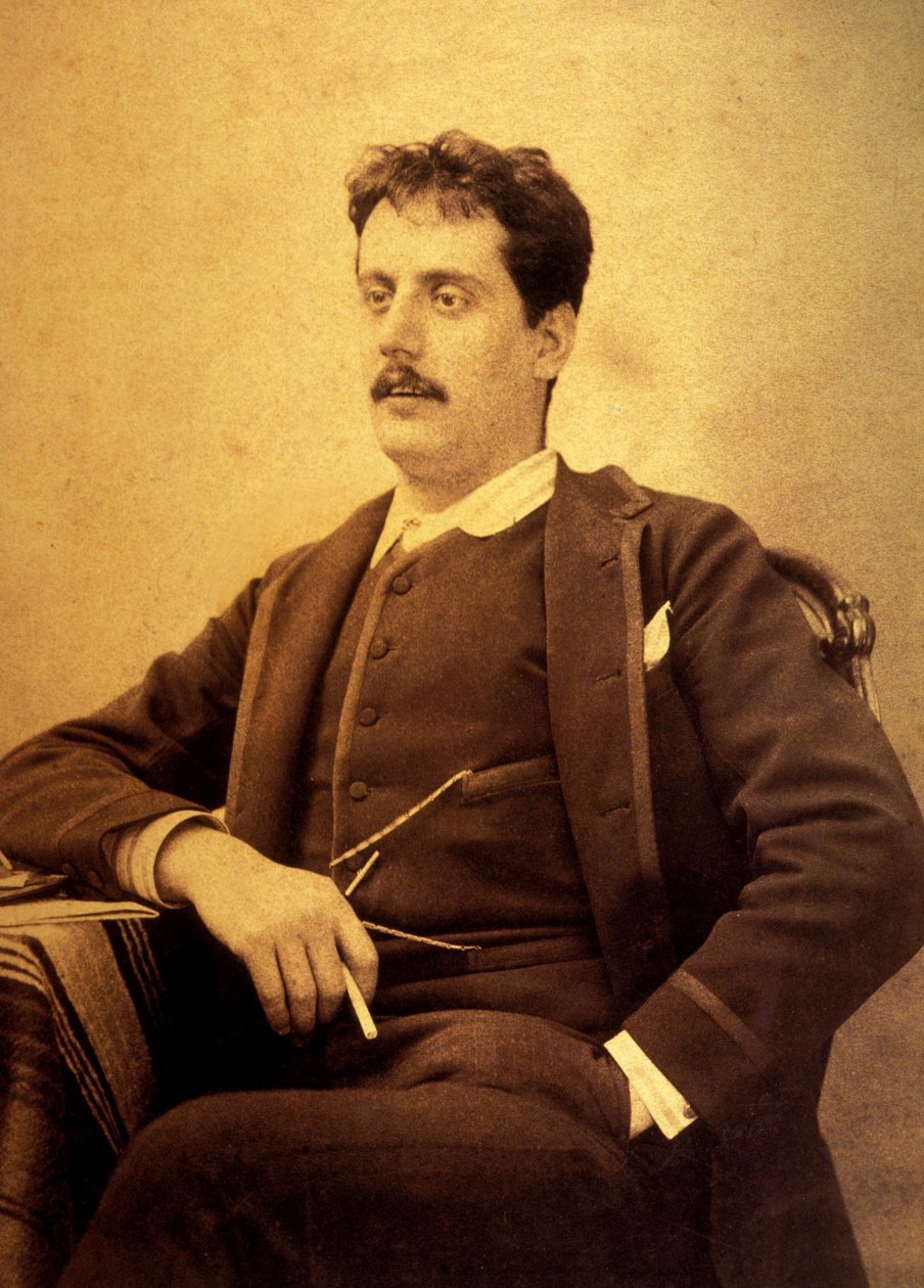 Giacomo Puccini (1858-1924) 1899 von Unknown