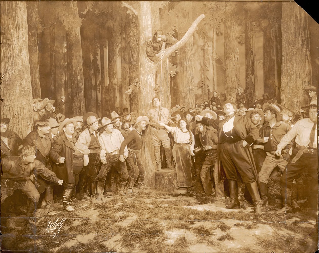 Szene aus La fanciulla del West von Puccini (1858-1924), 1910 von Unknown