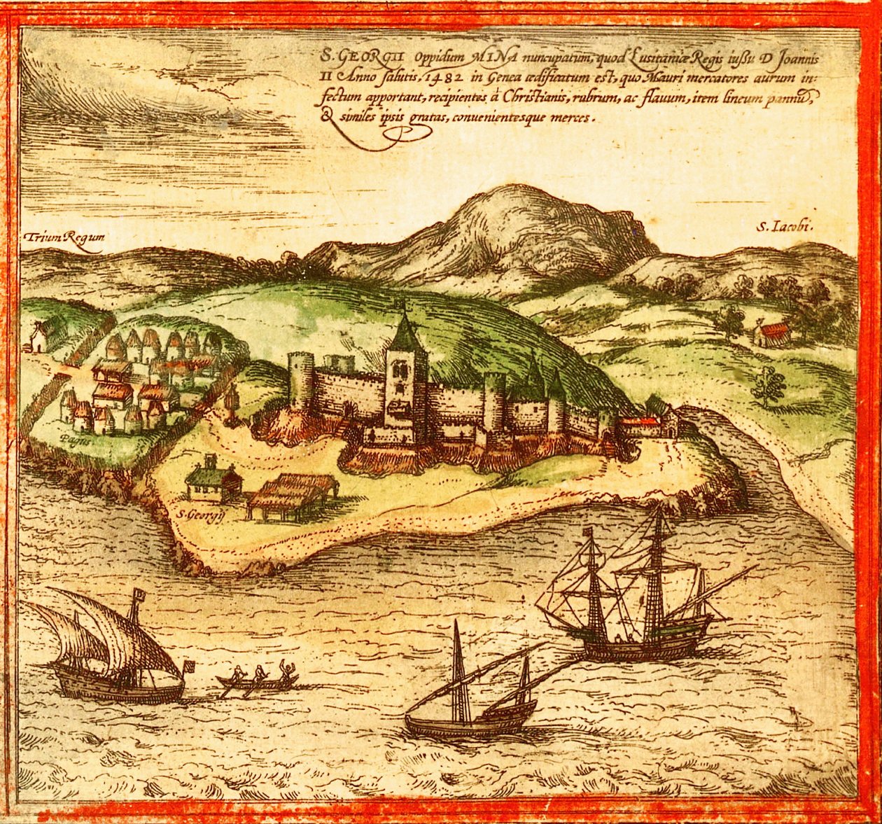 St. Georgs Schloss, Elmina Cape Coast, Westafrika von Unknown