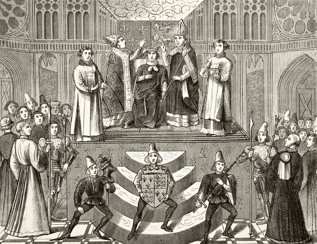 Krönung von König Heinrich IV. von England, 13. Oktober 1399, aus 