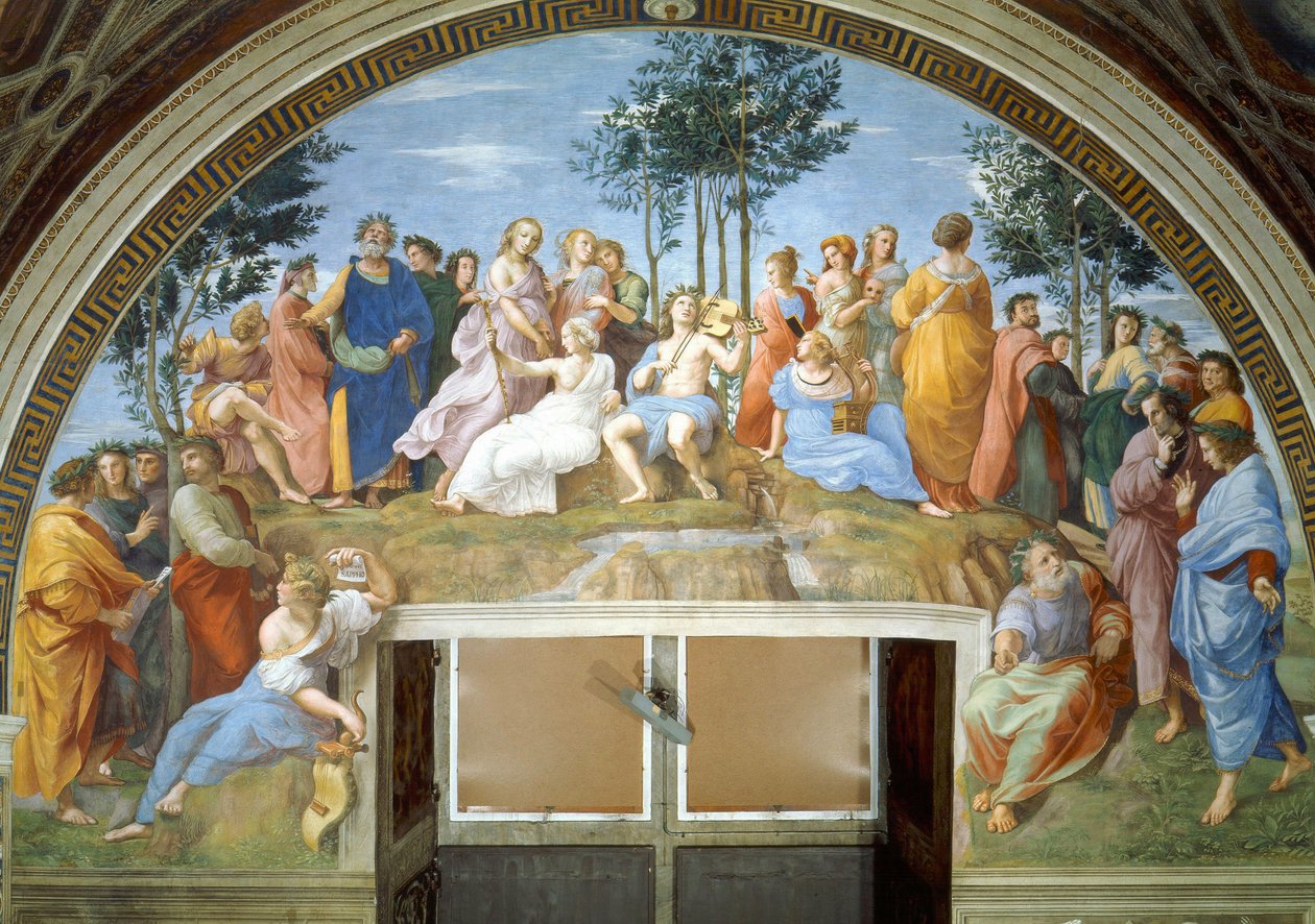 El Parnaso von Raffaello Sanzio Raphael