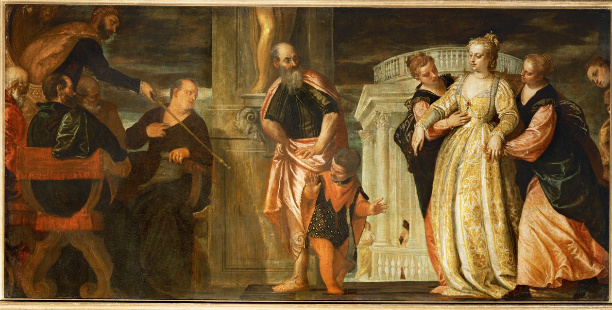 Esther vor Ahasverus von (1528-88) Veronese