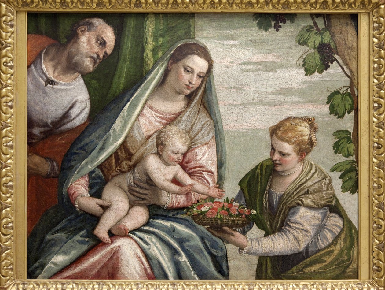 Heilige Familie mit St. Dorothee von Veronese