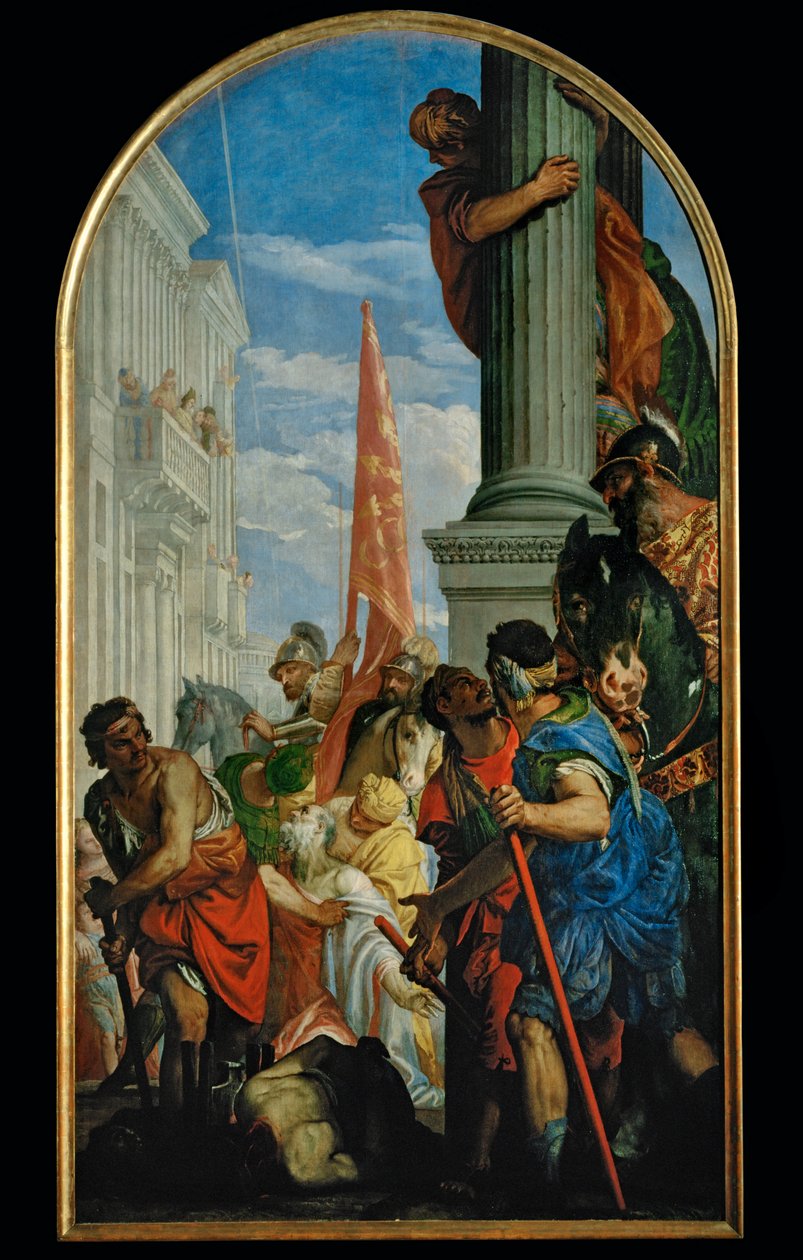 Martyrium der Heiligen Primus und Felician um 297 n. Chr. unter Kaiser Diokletian von (1528-88) Veronese