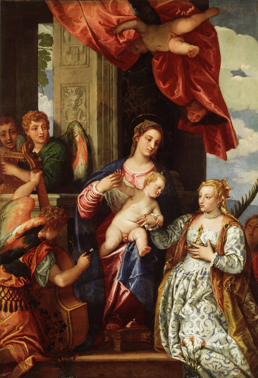Die mystische Hochzeit der hl. Katharina, ca. 1550 bis 1560 von (1528 88) Veronese