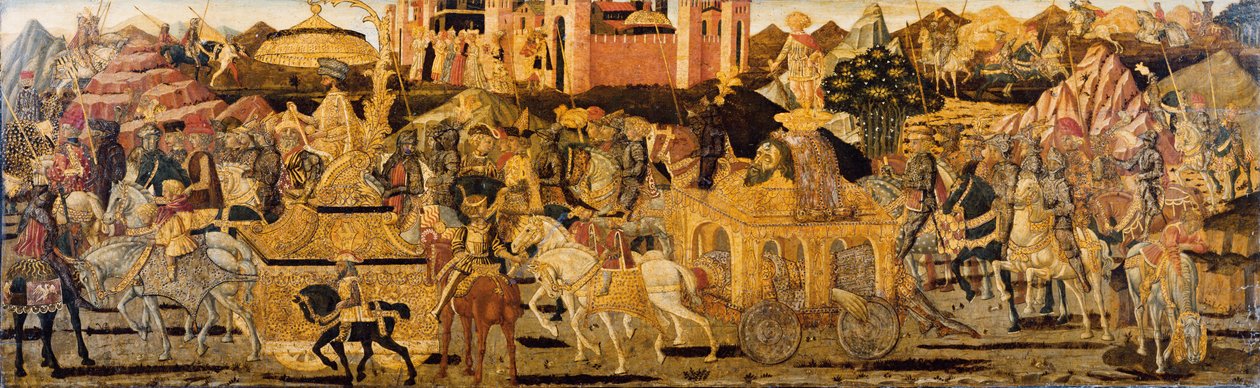 Der Triumph Davids von (15th c.) Giovanni di Ser Giovanni