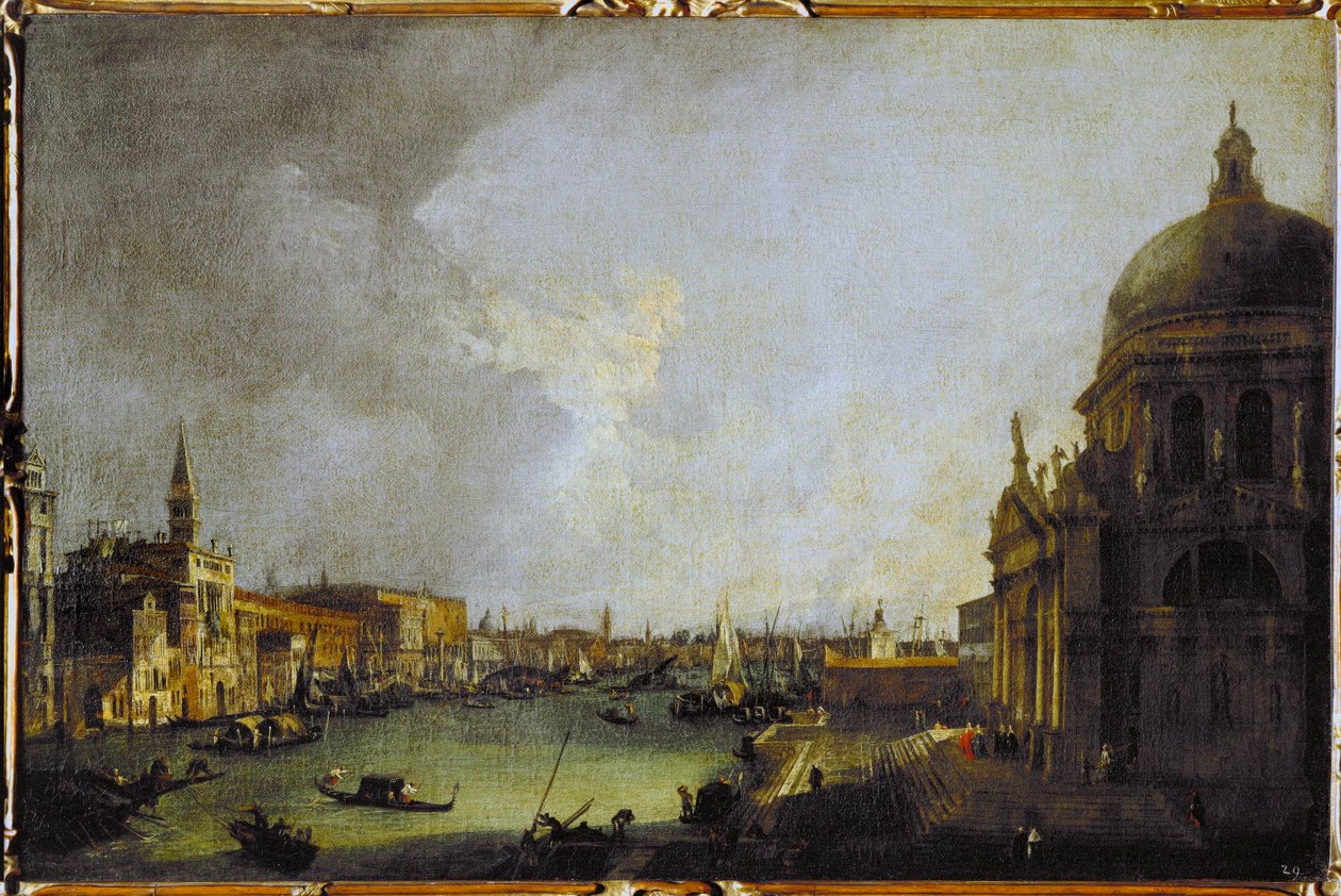 Die Mündung des Canal Grande, Venedig von (1697-1768) Canaletto