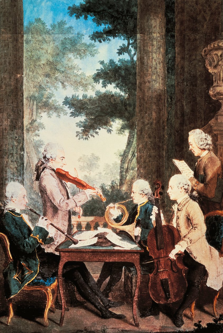 Konzert mit Oboe, Violine, Horn und Cello von Carmontelle