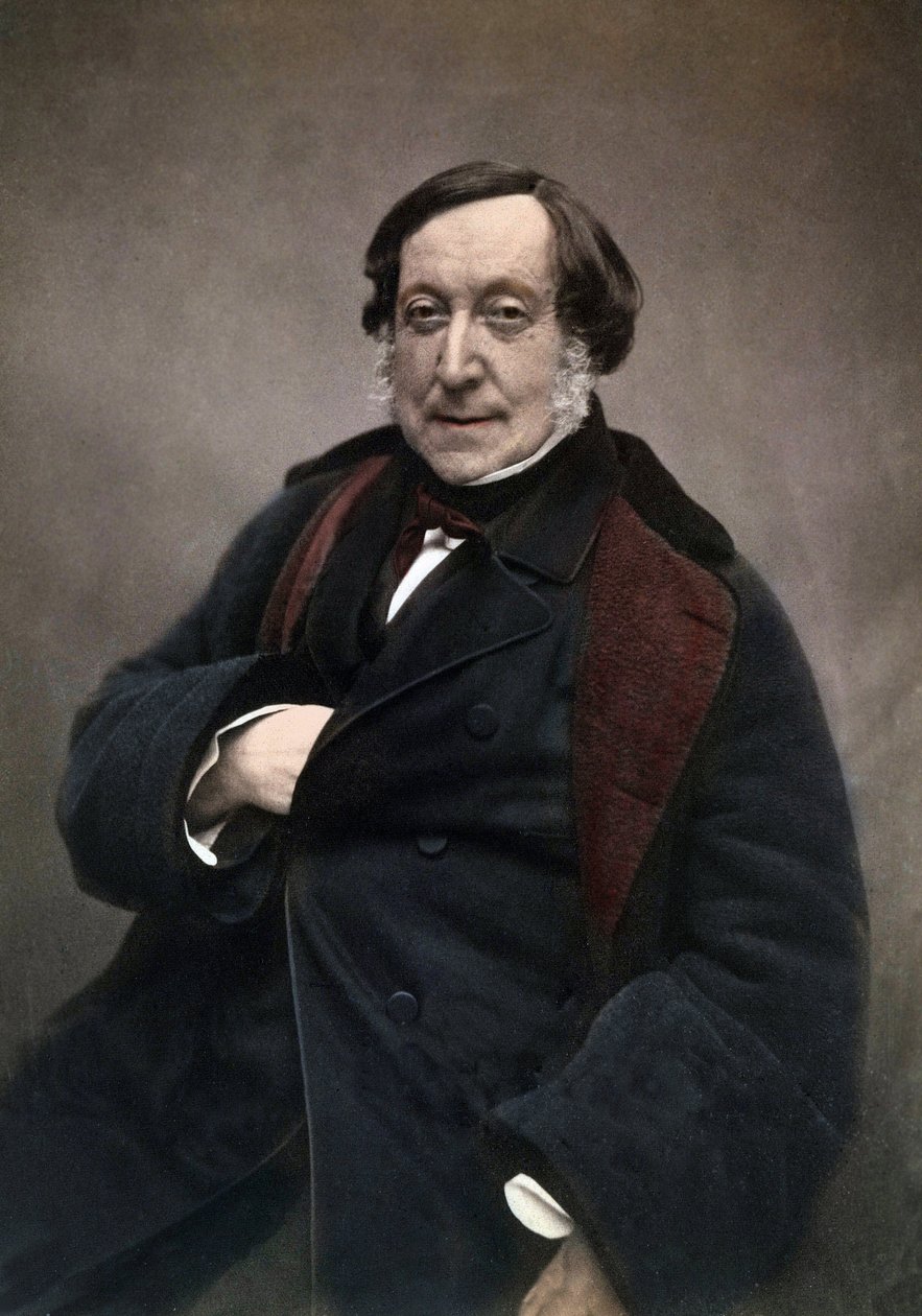 Gioachino (Antonio) Rossini (1792-1868) italienischer Komponist. nach einem Foto von Nadar von Nadar