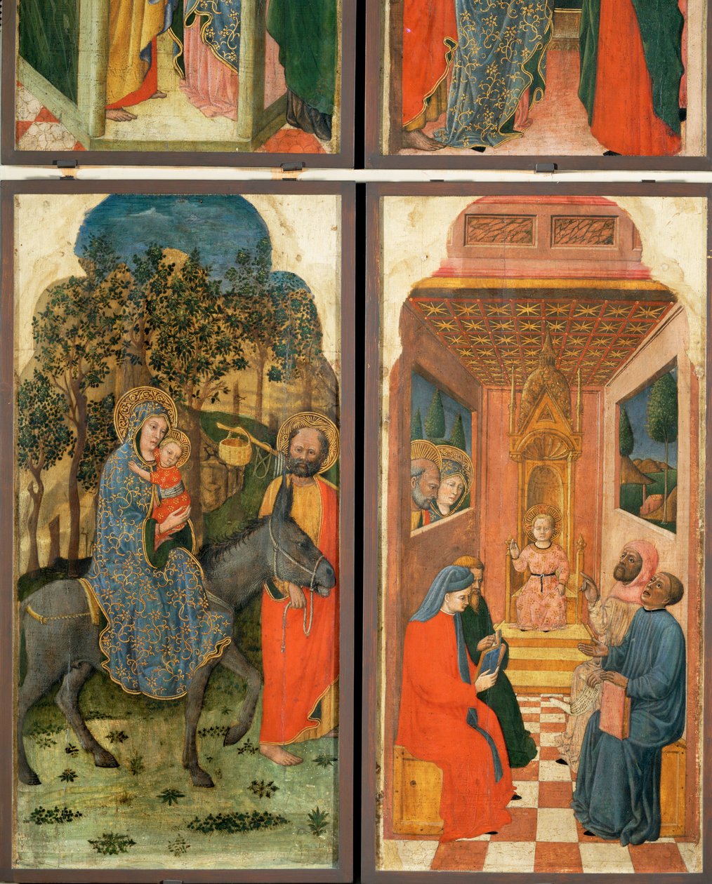 12 Szenen aus dem Leben der Jungfrau von (active c.1463 c.1490) Master of Wilten
