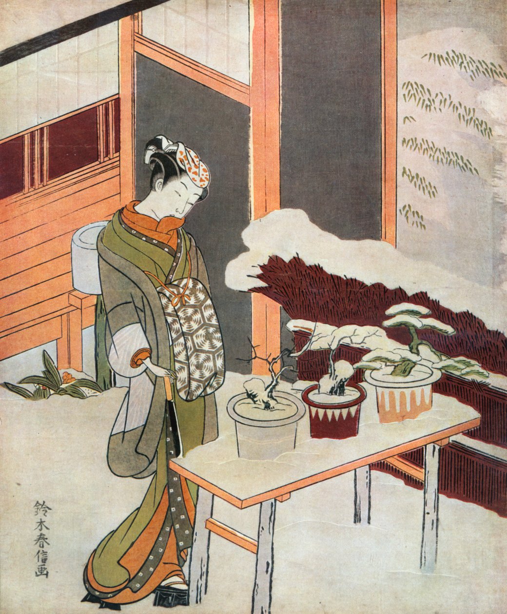 Junge japanische Frau von Unknown