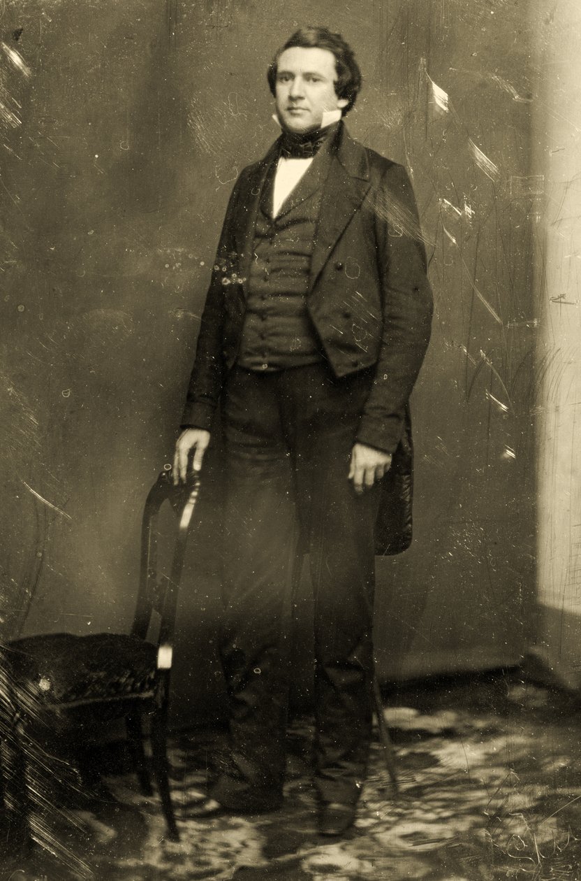Porträt von Joseph Smith (1805-44), dem Gründer des Mormonismus von American School