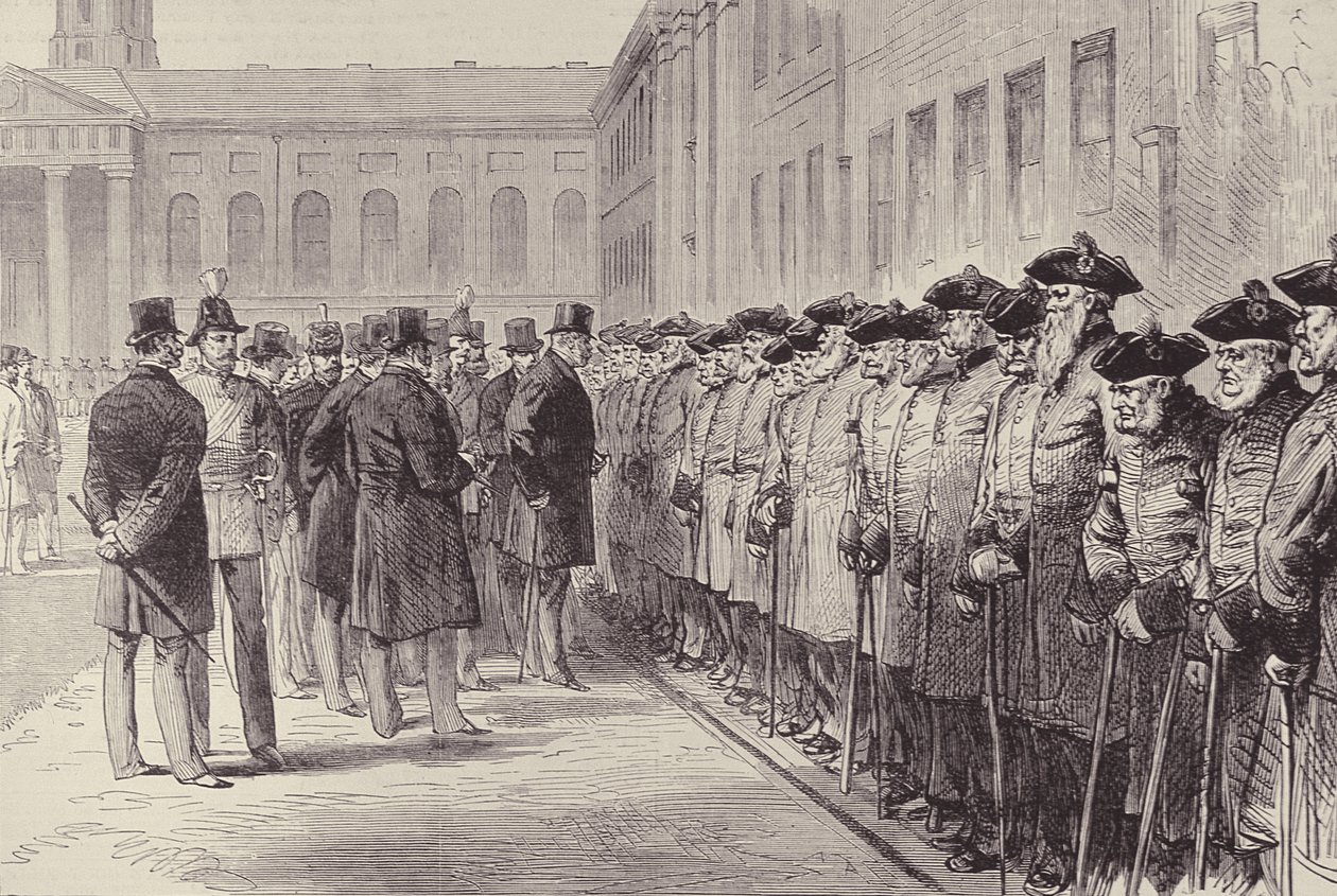 Zweihundertjahrfeier des Chelsea Hospitals: Herzog von Cambridge inspiziert die Pensionäre von English School